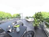 Beispiel Dachgarten Penthouse - Exklusives Penthouse mit privatem Dachgarten und Panoramablick in Essen-Bredeney