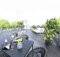Exklusives Penthouse mit privatem Dachgarten und Panoramablick in Essen-Bredeney