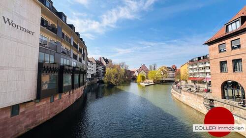 Wohnen direkt an der Pegnitz! - 