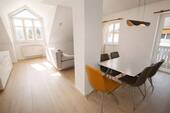 Wohnzimmer - 3 Zimmer Etagenwohnung zum Kaufen in Penzberg