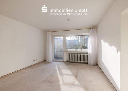 Wohnzimmer - 2 Zimmer Etagenwohnung zum Kaufen in Münster