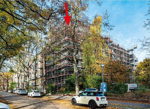 Blick auf das Gebäude 2 - 