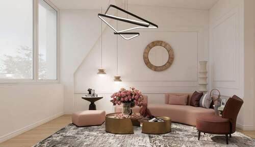 Wohnzimmer - visualisiert - Open-House Samstag von 11-12 Uhr!