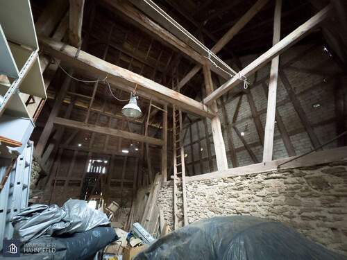 Einblick in die Scheune - 