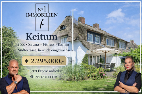 Keitum - Update: Provisionsfreier Verkauf: Luxuriöses Endhaus in Keitum