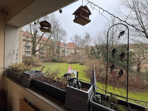 Ausblick vom Balkon - 