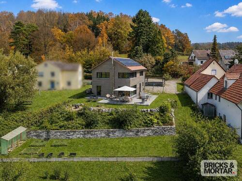 Luftaufnahme - 4 Zimmer Einfamilienhaus in Zusmarshausen / Wörleschwang