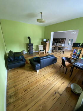 Wohnzimmer, EG, Whg 1 - 8 Zimmer Einfamilienhaus in Waldsieversdorf/ bei Buckow Märk.Schweiz