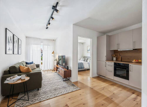 Einrichtungsbeispiel Wohnen- Essen-Kochen - 3 Zimmer Etagenwohnung in Ascha