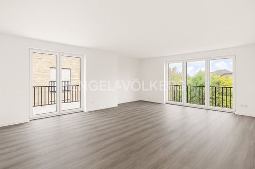 Wohn/Essbereich (Ki-generierte Visualisierung) - Perfekte 3-Zimmer-Neubauwohnung mit West-Balkon