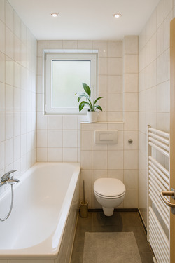 Badezimmer - Etagenwohnung mit 77,00 m&sup2; in Berlin zum Kaufen