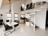 Essbereich mit Galerie - 3 Zimmer Etagenwohnung in Filderstadt