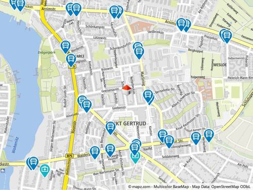 Objektlage - 2 Zimmer Etagenwohnung zur Miete in Lübeck / Brandenbaum