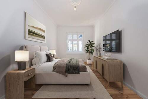 Einrichtungsidee Schlafzimmer - 2 Zimmer Etagenwohnung in Berlin