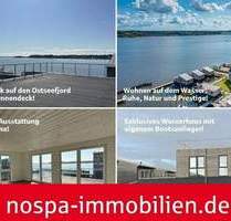 Leben auf dem Wasser! Wasserhaus im Pionierhafen in Schleswig direkt auf der Schlei!