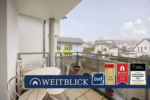 Balkon - WEITBLICK: Klein. Fein. Gemmrigheim!