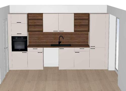 Integrierte hochwertige Einbauküche - 