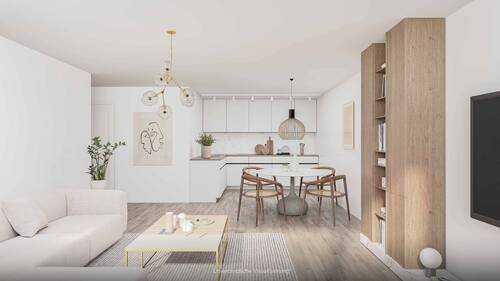 Wohnzimmer Wohnung B20 - 2 Zimmer Etagenwohnung zum Kaufen in Nürtingen