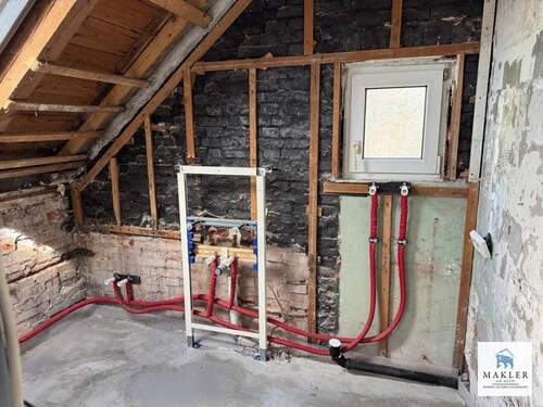 Vorbereitung für neues Bad - 