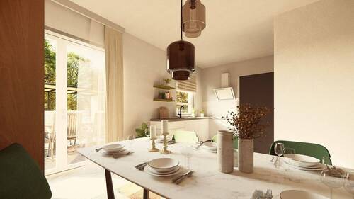 Ansicht Esszimmer - 5 Zimmer Einfamilienhaus in Damflos