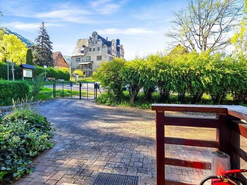 Aussicht zum Schloss Obernitz - 
