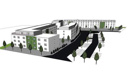 Visualiserungsmöglichkeit - Flughafen­nahes Gewerbegrundstück mit B-Plan - provisionsfrei - im Share Deal 65 €m²