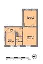 Grundriss - 2 Zimmer Etagenwohnung in Großräschen