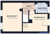 Grundriss-Skizze OG - 
