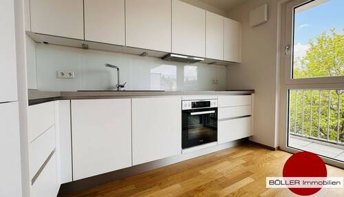 Küche mit Einbauküche! - Etagenwohnung mit 61,00 m&sup2; in Nürnberg zur Miete