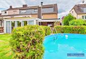 Garten / Pool - Reihenendhaus mit Garage, Garten, Pool und Wintergarten - Nähe Dattelner Meer!