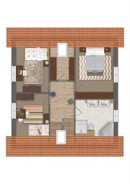 Obergeschoss farbe - 