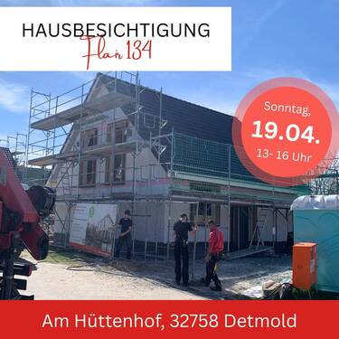 Hausbesichtigung FLAIR 134 am 19.04.2026 - Einladung zur Hausbesichtigung am 19.04.2026