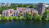 Inselquartier Eiswerder - Wohnen auf der Insel: Neubaukomfort mit Wasserblick, viel Licht & hochwertigen Bädern