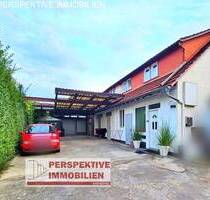 Einfamilienhaus mit Lagerräumen, Halle, Werkstatt etc. - Höchst i. Odw.