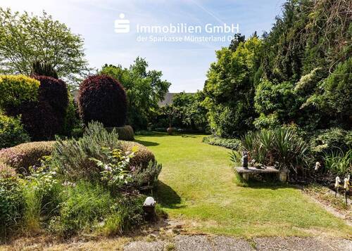 Blick in den Garten - Einfamilienhaus mit 128,00 m² in Münster zum Kaufen