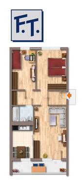 3RW-3 - Etagenwohnung mit 70,50 m² in Cunewalde zur Miete