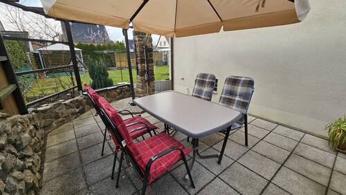 Terrasse - Einfamilienhaus mit 100,00 m&sup2; in Leipzig zum Kaufen