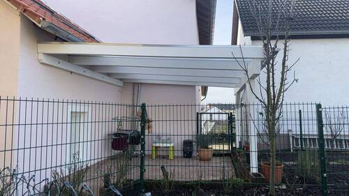 Terrassenüberdachung hinten - 