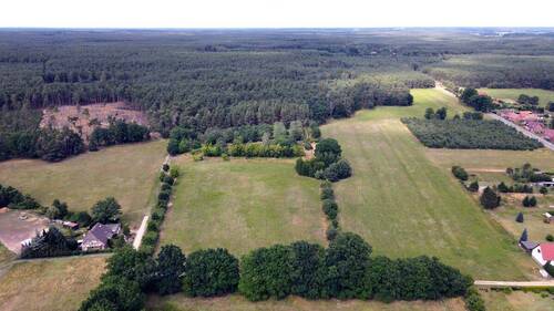 Luftbild - Baugrundstück in idyllischer Lage im Biosphärenreservat Elbe