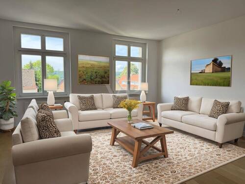 Vision Wohnzimmer - 5 Zimmer Etagenwohnung in Radebeul