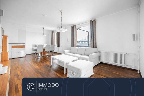 Wohnzimmer - ?? Sensation an der Schlüterstraße - helle 4 Zimmer Dachgeschoss Wohnung mit Süd Terrasse und Aufzug