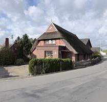 Wohnen wo andere Urlaub machen - schönes Reetdachhaus direkt am Deich - Berne / Bardenfleth