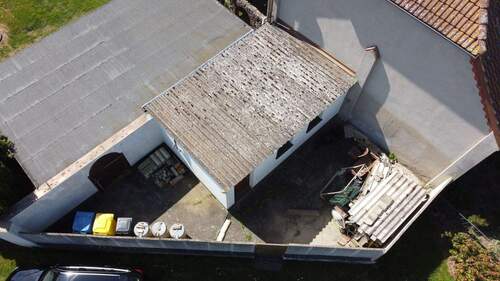 Draufsicht Anbau für die Öl-Tanks - 