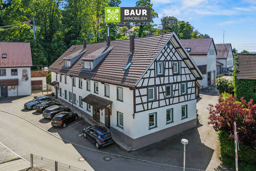 Luftaufnahme - 2 Zimmer Mehrfamilienhaus, Wohnhaus in Weingarten