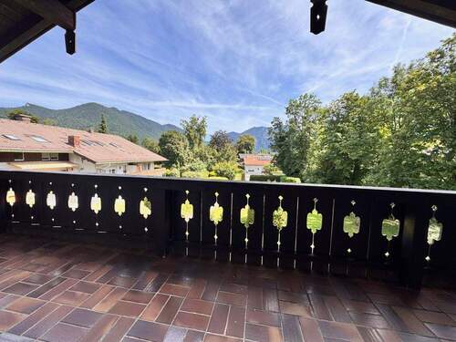 Aussicht Balkon - 3 Zimmer Etagenwohnung in Rottach-Egern / Egern