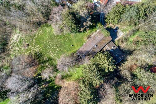 Luftbild 'Gesamtes Grundstück' - Grundstück in Moosach zum Kaufen
