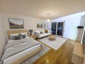 Bild 1 - Komplett neu renovierte, bezugsfreie 1-Zimmerwohnung in Top-Lage