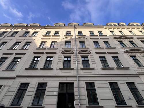 Frontansicht - 2 Zimmer Etagenwohnung zum Kaufen in Leipzig