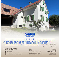 Wir erfüllen Ihren Traum vom Landleben: Frisch saniertes Bauernhaus in Blansingen - Efringen-Kirchen