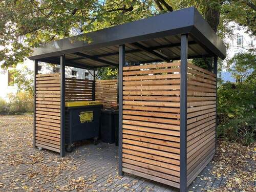Stellplatz Mülltonnen - 